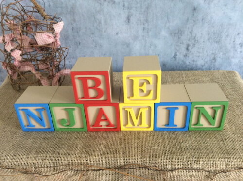 Cubos com Nome 6x6cm Toy Story