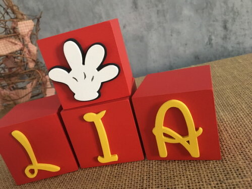 Cubos Decorativos DISNEY 6x6cm