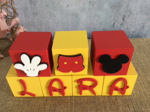Cubos Decorativos DISNEY 6x6cm