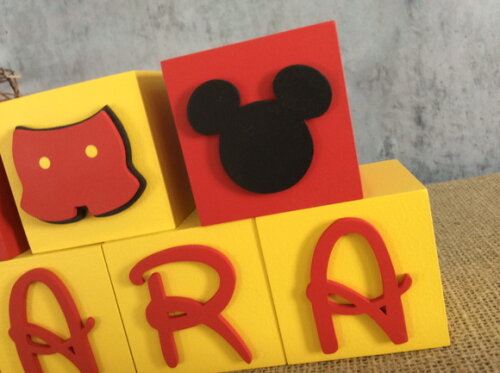 Cubos Decorativos DISNEY 6x6cm