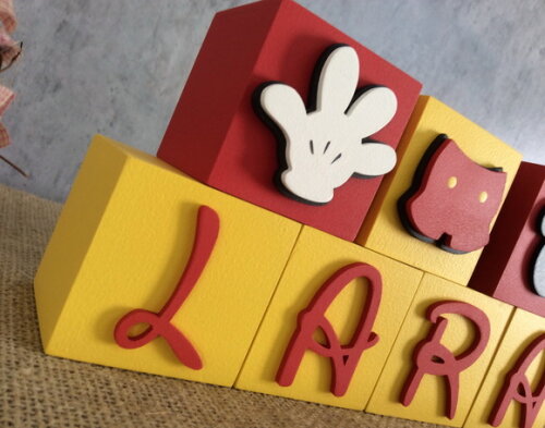 Cubos Decorativos DISNEY 6x6cm