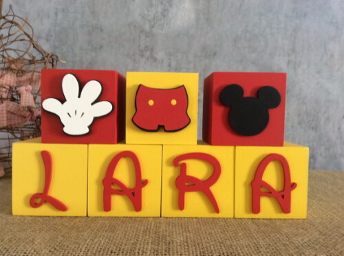 Cubos Decorativos DISNEY 6x6cm
