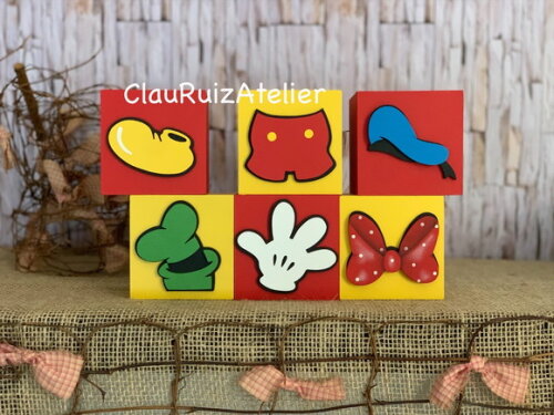 Cubos Disney 8x8cm