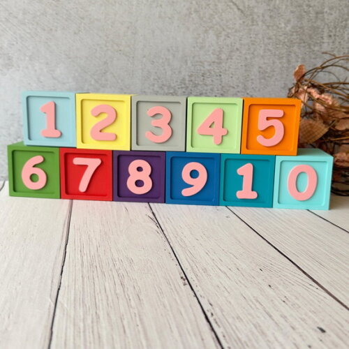 Cubos Mesversário 6x6cm Ts - Bebês