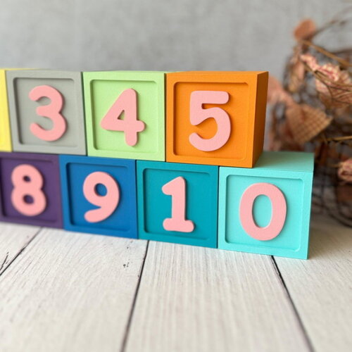 Cubos Mesversário 6x6cm Ts - Bebês