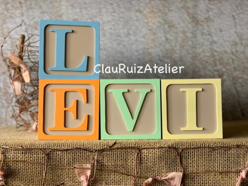 Cubos Personalizados Candy Colors 10x10cm
