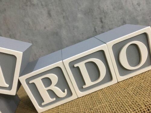 Cubos Personalizados Ts 6x6cm Decoração do Quarto do Bebê