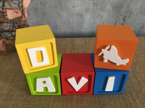 Cubos Pocoyo 6x6cm Avião