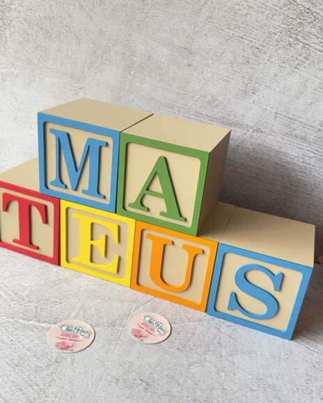 Cubos Toy Story 10x10 -nomes -decoração Bebê e Festas