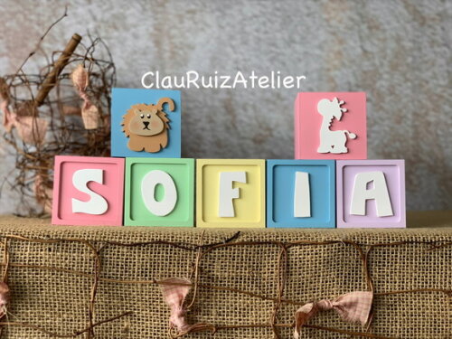 Cubos Ts 6x6cm Safari