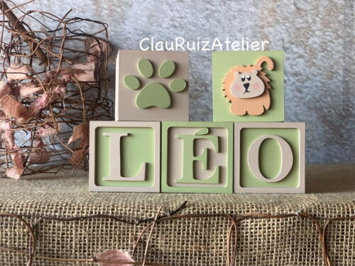 Cubos Ts 6x6cm Safari
