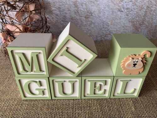 Cubos Ts 6x6cm Safari