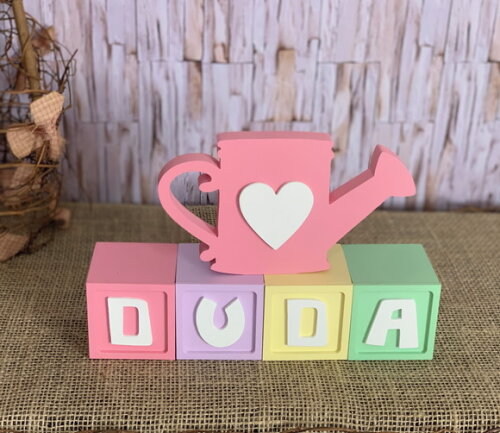Decoração Bebê - Cubos 6x6cm Candy Ts + Sol