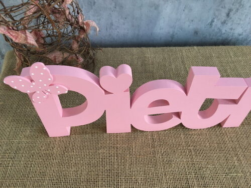 Decoração Bebê - Letras em mdf Linha Ch - Jardim