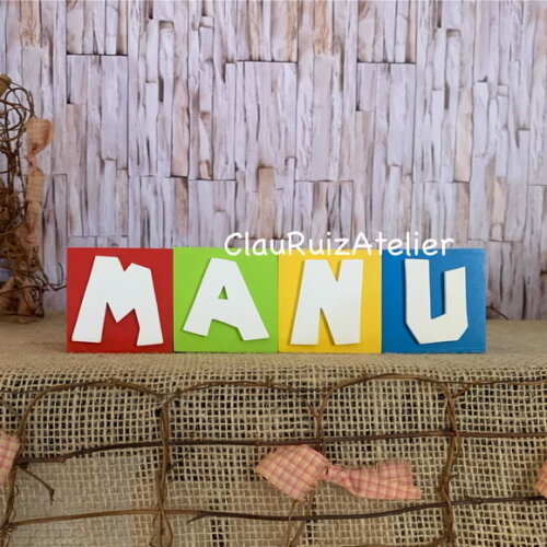 Decoração de Festa Infantil Super Mário Bros Cubos 6x6cm