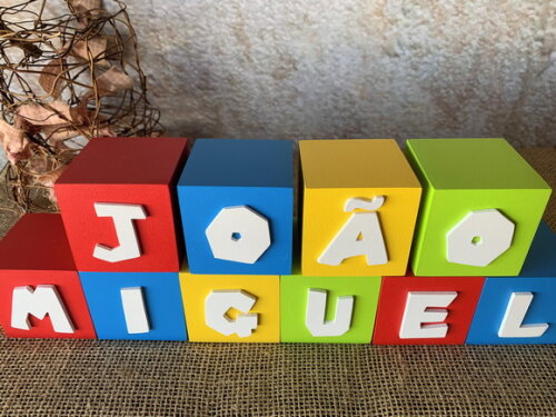 Decoração de Festa Infantil Super Mário Bros Cubos 6x6cm