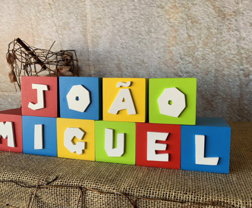 Decoração de Festa Infantil Super Mário Bros Cubos 6x6cm