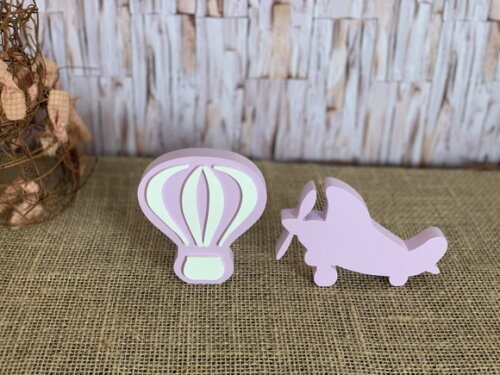 Decoração de Quarto de Bebê - Balão + Avião