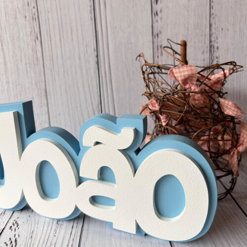 Decoração de Quarto Infantil - Sobreposição Nome em mdf