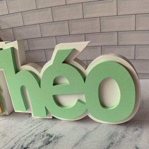 Decoração de Quarto Infantil - Sobreposição Nome em mdf
