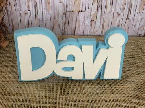 Decoração de Quarto Infantil - Sobreposição Nome em mdf