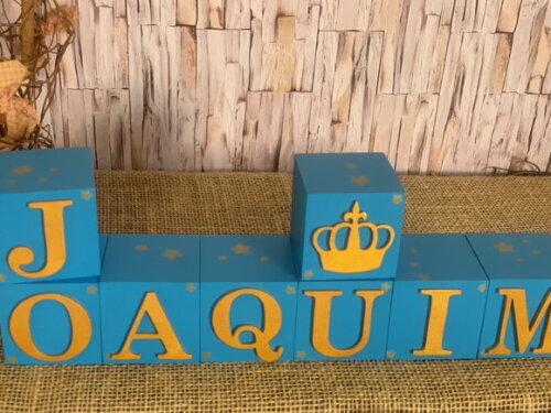 Decoração Infantil - Pequeno Príncipe Cubos 6x6cm