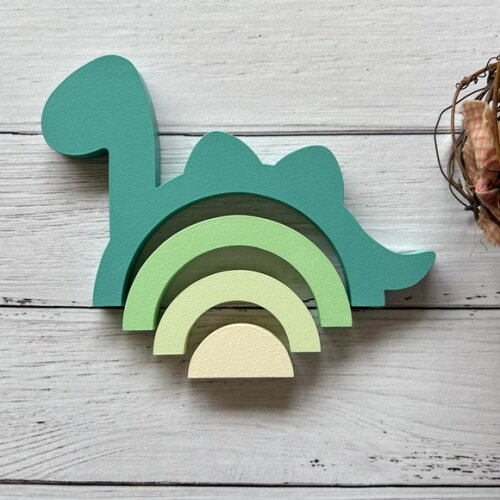 Dinossauro -arco Íris de Mesa - Decoração Bebê