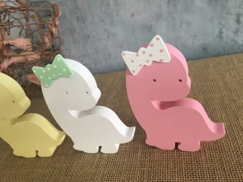Dinossauros Baby Trio com Laço