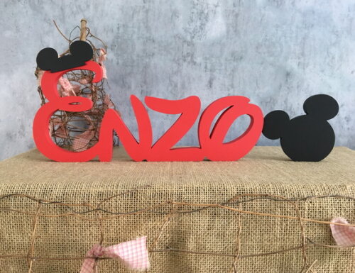 Disney - Letras de mdf -nomes