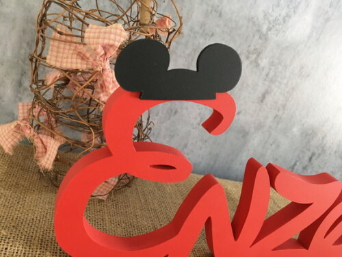 Disney - Letras de mdf -nomes