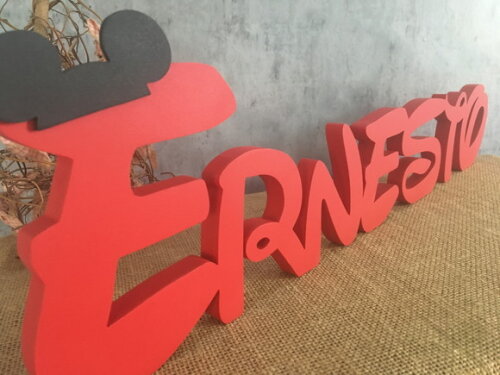DISNEY - Letras de MDF -Nomes