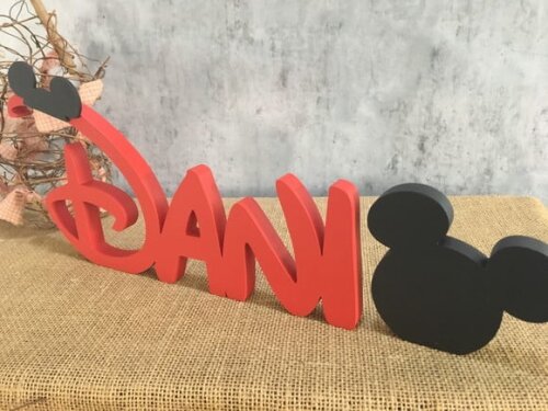 DISNEY - Letras de MDF -Nomes + MICKEY