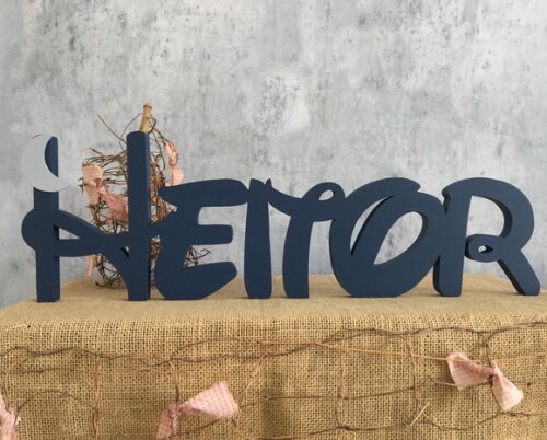 DISNEY - Letras de MDF -Nomes com Lua