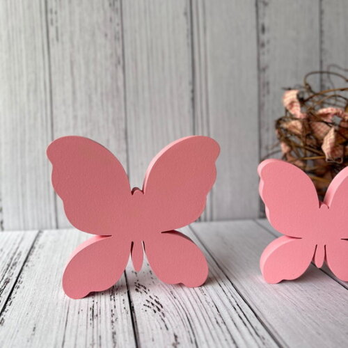 Dupla de Borboletas de Mesa Decoração Bebê