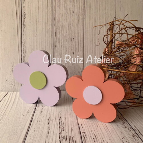 Dupla de Flor - Decoração Bebê - Jardim Encantado