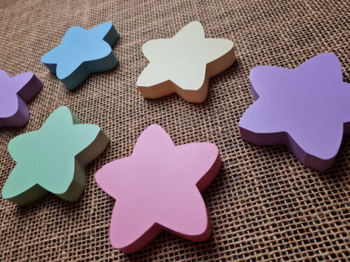 Estrelas de Parede em mdf