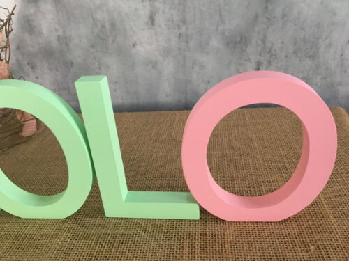 FESTA LOL Letras Decorativas - nome em MDF