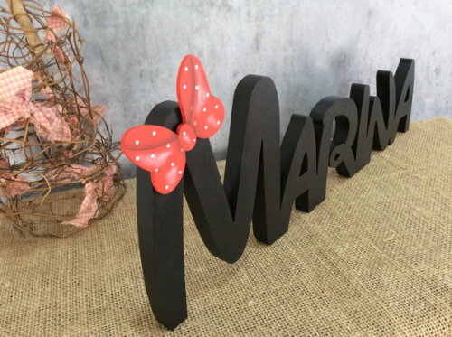 Festa Minnie - Letras de Mesa