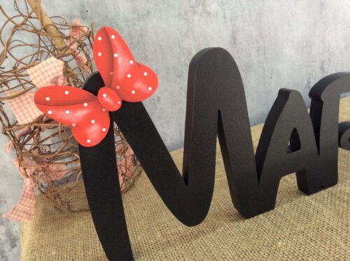 Festa Minnie - Letras de Mesa