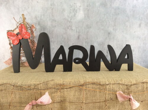 Festa Minnie - Letras de Mesa