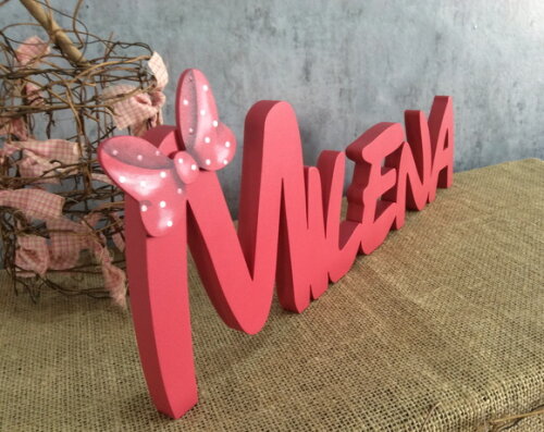 Festa Minnie - Letras de Mesa