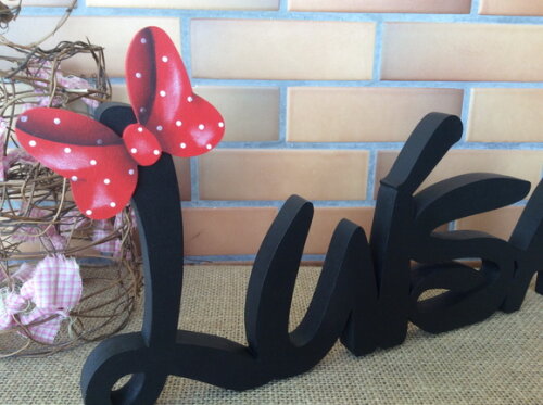 Festa Minnie - Letras de Mesa