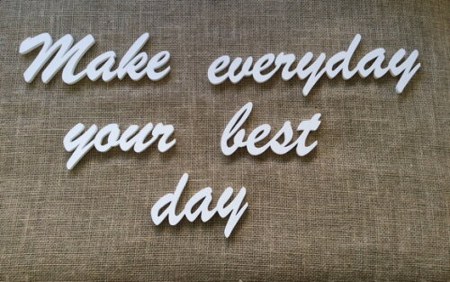 Frases Com Letras Decorativas De MDF