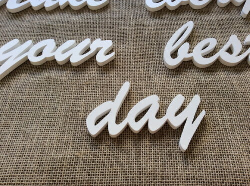 Frases Com Letras Decorativas De MDF