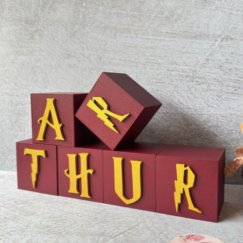 Harry Potter 6x6cm Decor de Festa Infantil Quarto de Bebê