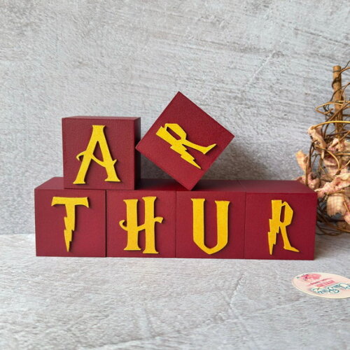 Harry Potter 6x6cm Decor de Festa Infantil Quarto de Bebê
