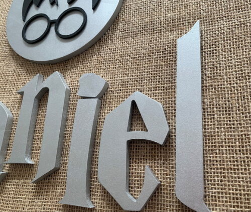 Harry Potter Letras + Quadro de Parede