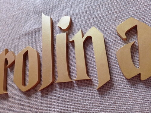 Harry Potter Letras Decorativas de Parede