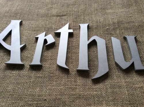 Harry Potter Letras Decorativas de Parede