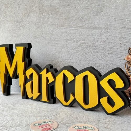 Harry Potter Sb Letras Decorativas de Parede -festa Infantil